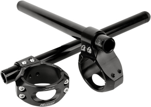 DRIVEN RACING Halo Clip-On Handlebar - Riser - 47 mm - Black [DHCLOR47BK]
