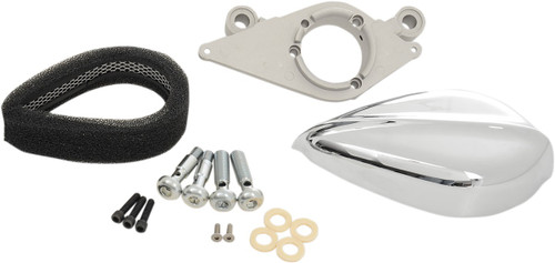 PAUGHCO Teardrop Air Cleaner Assembly Kit - Chrome [701201]