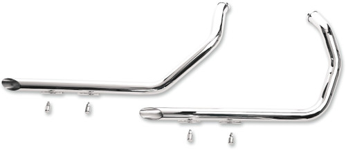 PAUGHCO 1-3/4" Dual Slash-Cut Drag Pipes - '04-'13 XL - 40" Long [719340]