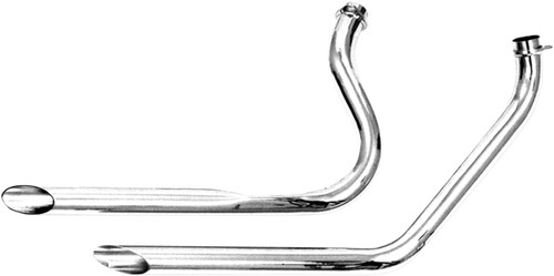 PAUGHCO 1-3/4" Slash-Cut Drag Pipes - '70-'84 FL - 40" Long [73440]