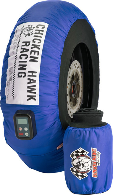 CHICKEN HAWK RACING Tire Warmers - Dual Temperature - Set - Supermoto/Small Bike [PUDUALS/M]