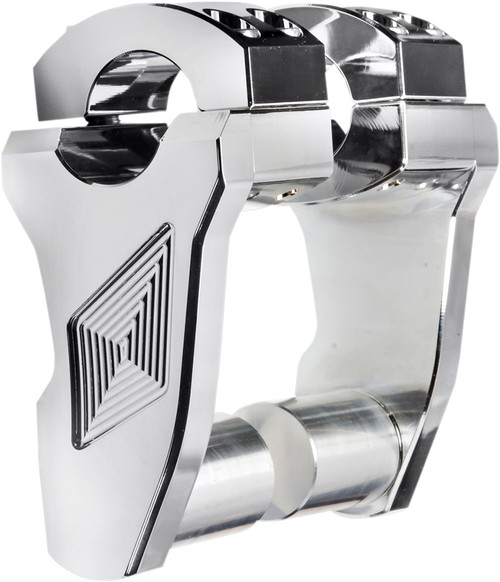 ROX SPEED FX Patriot Series Pivoting Handlebar Risers - 2" - Chrome [4RP2RX02]