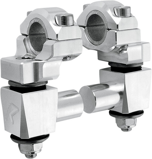 ROX SPEED FX Anti-Vibration 2" Pivot Handlebar Risers - 1-1/8" - Black [1RAV2PPK]