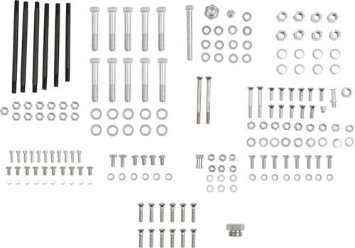 COLONY Hardware Kit - Stock/Motor - Cadmium Plated - '58-'65 Duo Glide/Electra Glide [8303 CAD]