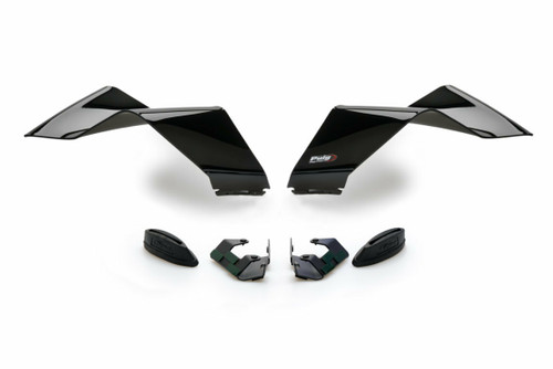PUIG 20523N FRONT GP SPOILER BLACK YAM