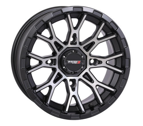 SYSTEM 3 14S3-6155 ST6 WHEEL 14X7 4+3 (+10MM) 4/156 MATTE DARK TINT