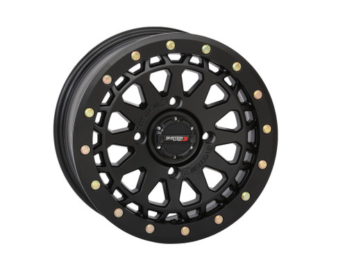 SYSTEM 3 15S3-6556 SB6 BL WHEEL 15X7 5+2 (+38MM) 4/156 MATTE BLACK