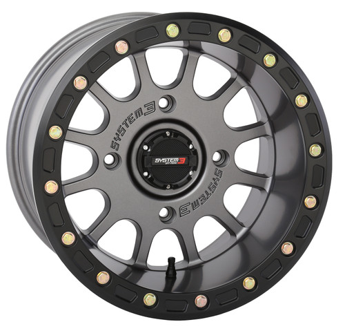 SYSTEM 3 15S3-56561 SB5 BL WHEEL 15X10 5+5 (-5MM) 4/156 MATTE GUNMETAL GREY