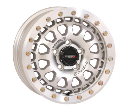 SYSTEM 3 15S3-6845 SB6 BL WHEEL 15X7 6+1 (+50MM) 5/4.5 MATTE MACHINED