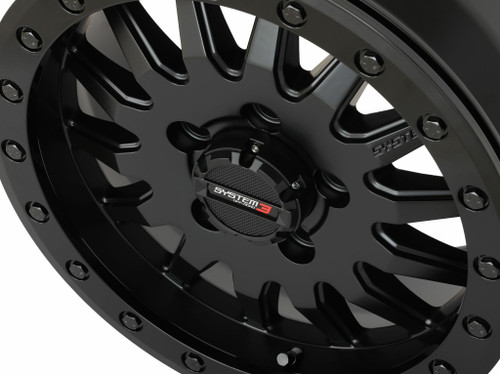 SYSTEM 3 15S3-8544 SB8 WHEEL 15X7 5+2 (+38MM) 5/4.5 MATTE BLACK