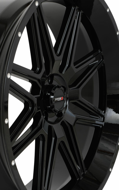 SYSTEM 3 24S3-7155 ST7 WHEEL 24X9 5+4 (0MM) 5/4.5 GLOSS BLACK