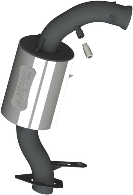 MBRP 132T207 PERFORMANCE EXHAUST TRAIL SILENCER