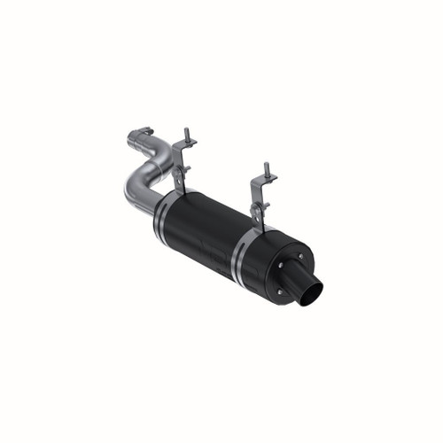 MBRP AT-6105SP SINGLE SLIP-ON SYSTEM W/ 4.25" SPORT MUFFLER BLK