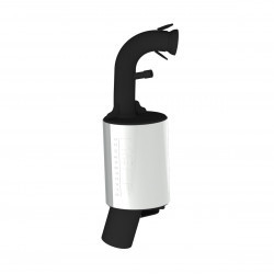 MBRP 430T209 MBRP SILENCER TRAIL STNLS POL 850 S/M
