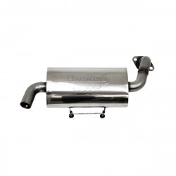 MBRP AT-9519SP SINGLE SLIP-ON SYSTEM W/ OVAL SPORT MUFFLER CHROME
