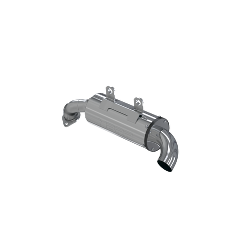 MBRP AT-9802PT SINGLE SLIP-ON SYSTEM W/ 5" PERFORMANCE MUFFLER CHROME