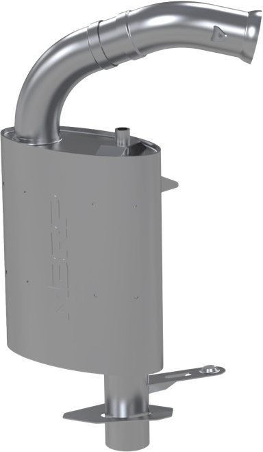 MBRP 143Q204 PERFORMANCE EXHAUST QUIET SERIES