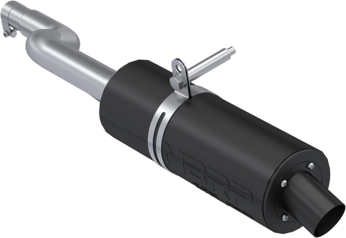 MBRP AT-6104SP SINGLE SLIP-ON SYSTEM W/ SPORT MUFFLER BLK