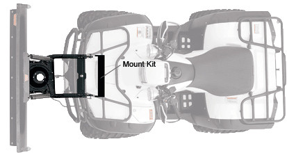 WARN 103050 FRONT PLOW MOUNT POL