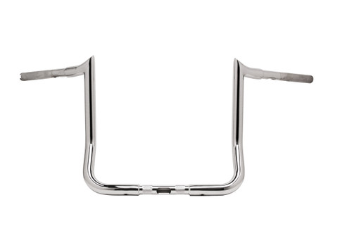 BAGGERNATION MBB125-10 C 10" MONKEY BAGGER BARS CHROME `86-23 FLH/FLT