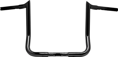 BAGGERNATION MBB125-16 B 16" MONKEY BAGGER BARS BLACK `86-23 FLH/FLT