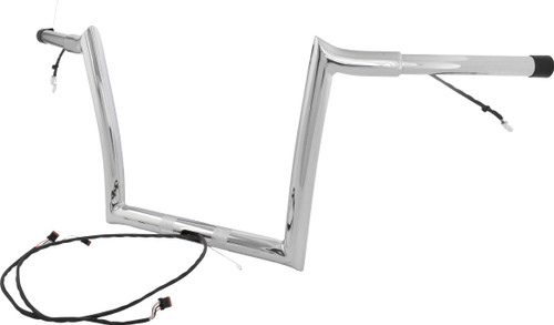 BAGGERNATION OEMPW-15L-12 C 12" OEM MONKEY BAR PRE WIRED CHROME `15-23 FLTR