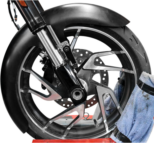 BAGGERNATION THICKY-OEM-18SG THICKY FENDER FLSB 18-21 GLOSS BLACK ADAPTERS