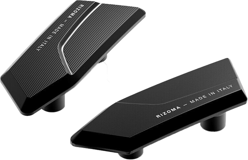 RIZOMA BS561B MIRROR BLOCK OFF PLATES PAIR BLACK BMW