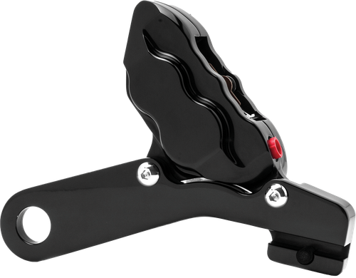 HAWG HALTERS INC RKHTAB548 4 PIST REAR CALIPER KIT BLACK 25MM FLT 08-UP