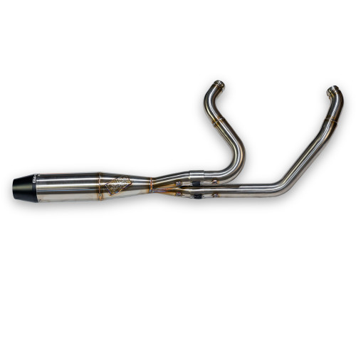 SAWICKI 930-02604 INTMDTR M8 FLT MID BRUSHED SS W/BLACK END CAP