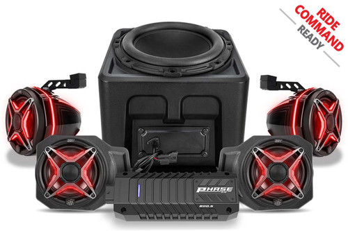 SSV WORKS RG4-Q5VRC 5 SPEAKER KIT PHASE EQ RIDE COMMAND