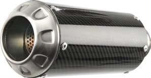 HOTBODIES 41302-2404 MGP EXHAUST SLIP-ON CARBON FIBER STAINLESS END CAP
