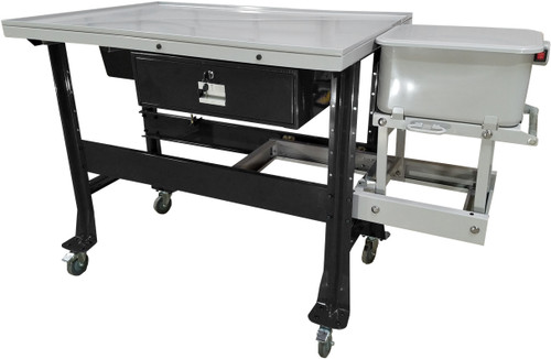 IDEAL PTDT-PW-1000-BLK PREMIUM TEAR DOWN TABLE W/PART WASHER