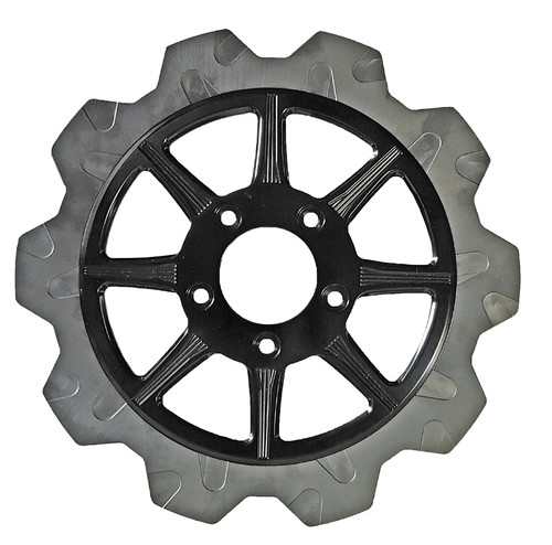 LYNDALL BRAKES 2102-1103 HIGH CARBON STEEL PHOENIX FRONT ROTOR BLACK 11.5"