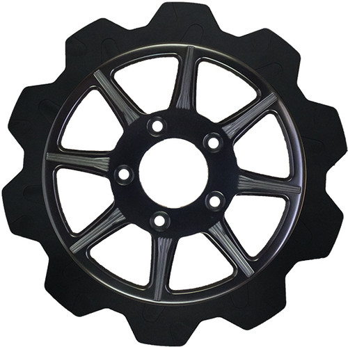 LYNDALL BRAKES 2103-1103 HIGH CARBON STEEL PHOENIX FRONT ROTOR BLACK 11.8"