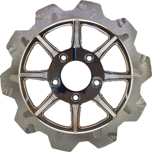 LYNDALL BRAKES 2004-3003 HIGH CARBON STEEL PHOENIX REAR ROTOR CHROME 11.8"