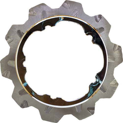 LYNDALL BRAKES 2003-1003 HIGH CARBON STEEL PHOENIX FRONT ROTOR CHROME 11.8"