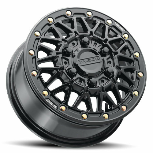 RACELINE A15GB-56560+74 OMEGA 15X6.5 6/5.5 +74MM GLOSS BLACK