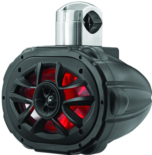 BOSS AUDIO MRWT69RGB 600W 6"X9" RGB SPEAKER LED BLACK W/4-WAY CAGE MOUNT 1PC