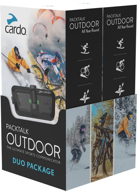 CARDO SP000101 PACKTALK OUTDOOR DUO BLACK
