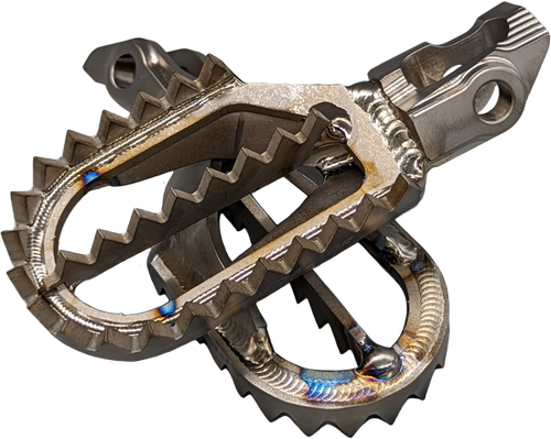 RAPTOR RX023 5MM BACK TITANIUM FOOT PEGS 5MM BACK FROM STOCK
