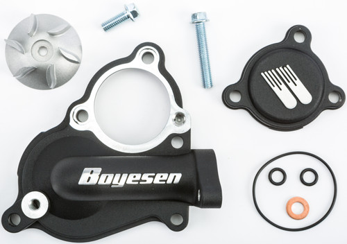 BOYESEN WPK-17AB WATERPUMP COVER & IMPELLER KIT BLACK