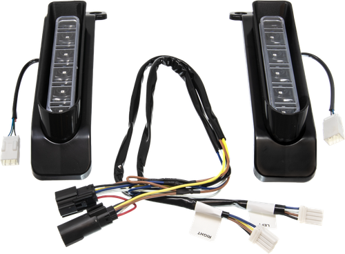 LETRIC LIGHTING CO LLC-PSBF-B SADDLEBAG FILLER LED INSERTS BLACK