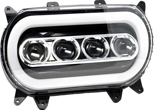 LETRIC LIGHTING CO LLC-QB-FH QUAD-BEAM INTEGRTED LED HEADLIGHT `15-UP FLTR