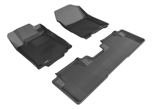 3D MAXpider 12-16 Honda CR-V Kagu Black Full Set - L1HD04301509