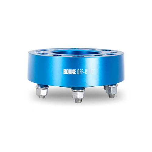 Borne Off-Road Wheel Spacers - 6x139.7 - 93.1 - 35mm - M12 - Blue - BNWS-001-350BL