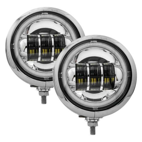 Letric Lighting 4.5in Full Halo Chrome - LLC-PL-FHCC