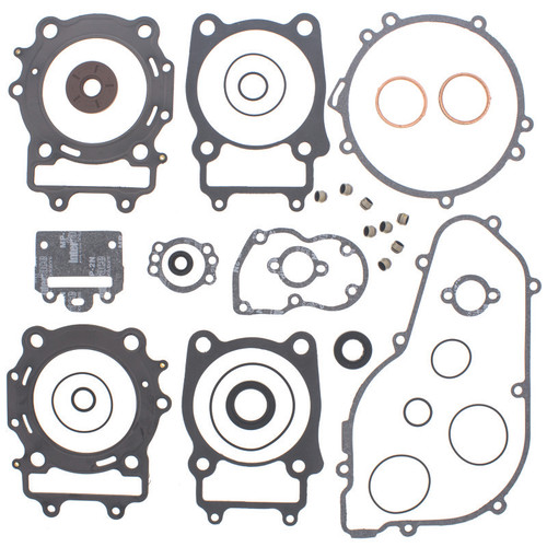 QuadBoss 08-11 Arctic Cat Thundercat 650 H2 Complete Gasket Set w/ Oil Seal - 564273