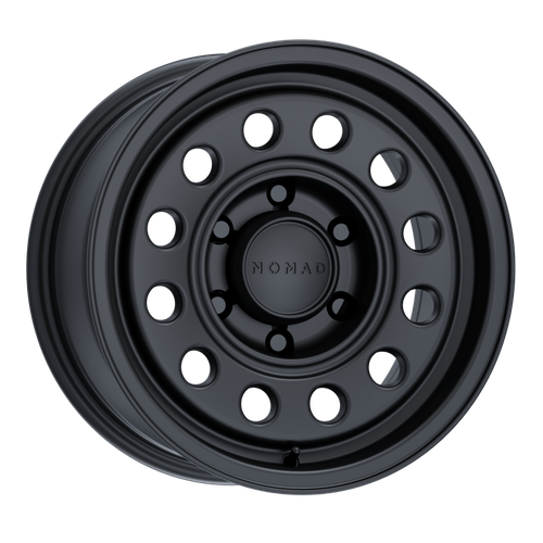 Nomad N501SB Convoy 16x8in / 6x139.7 BP / -10mm Offset / 106.1mm Bore - Satin Black Wheel - N501SB-68060-10