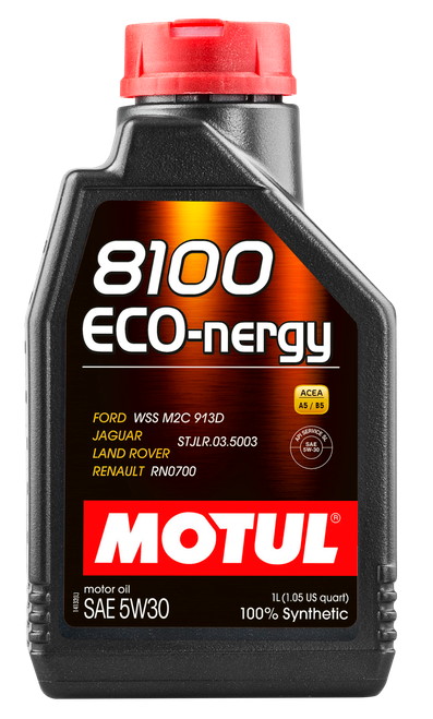 Motul 1L Synthetic Engine Oil 8100 5W30 ECO-NERGY - Ford 913C - 102782